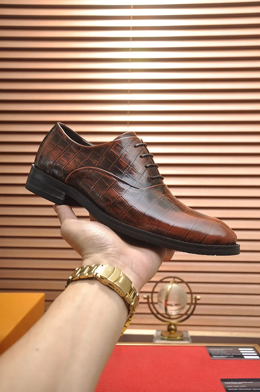 Men's shoes💰460💶【LOUIS VUITTON】(sheepskin lining) new cowhide LV formal shoes🎩🎩❗️🆘made one to one at the counter🎩original quality, imported cowhide upper➕full sheepskin lining➕original rubber outsole, {high quality visible}👣Size: 38-45 (45 custom-made)